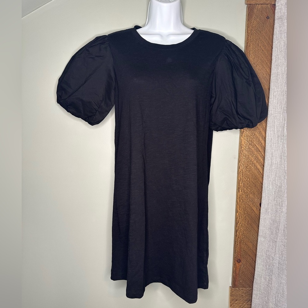 Sanctuary Puff Sleeve Crewneck Dress NWT